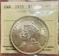 Canada 1935 Silver Dollar ICCS-MS 65