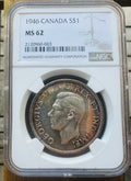 Canada 1946 Silver Dollar NGC MS-62