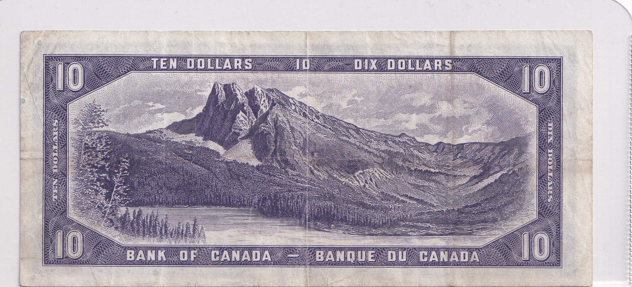$10 1954 Bank of Canada Note Devil Face B/D Coyne-Towers, VF