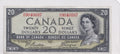 $20 1954 Bank of Canada Note Devil Face B/E Beattie-Coyne, VF