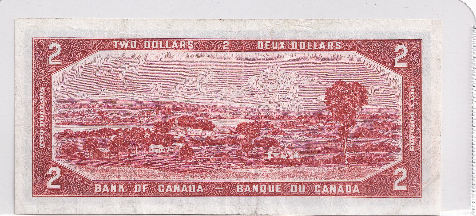 $2 1954 Bank of Canada Note Devil Face F/B Beattie-Coyne, VF