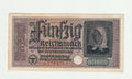 Nazi Germany Third Reich 1940-1945 Occupied Territories 50 Reichsmark