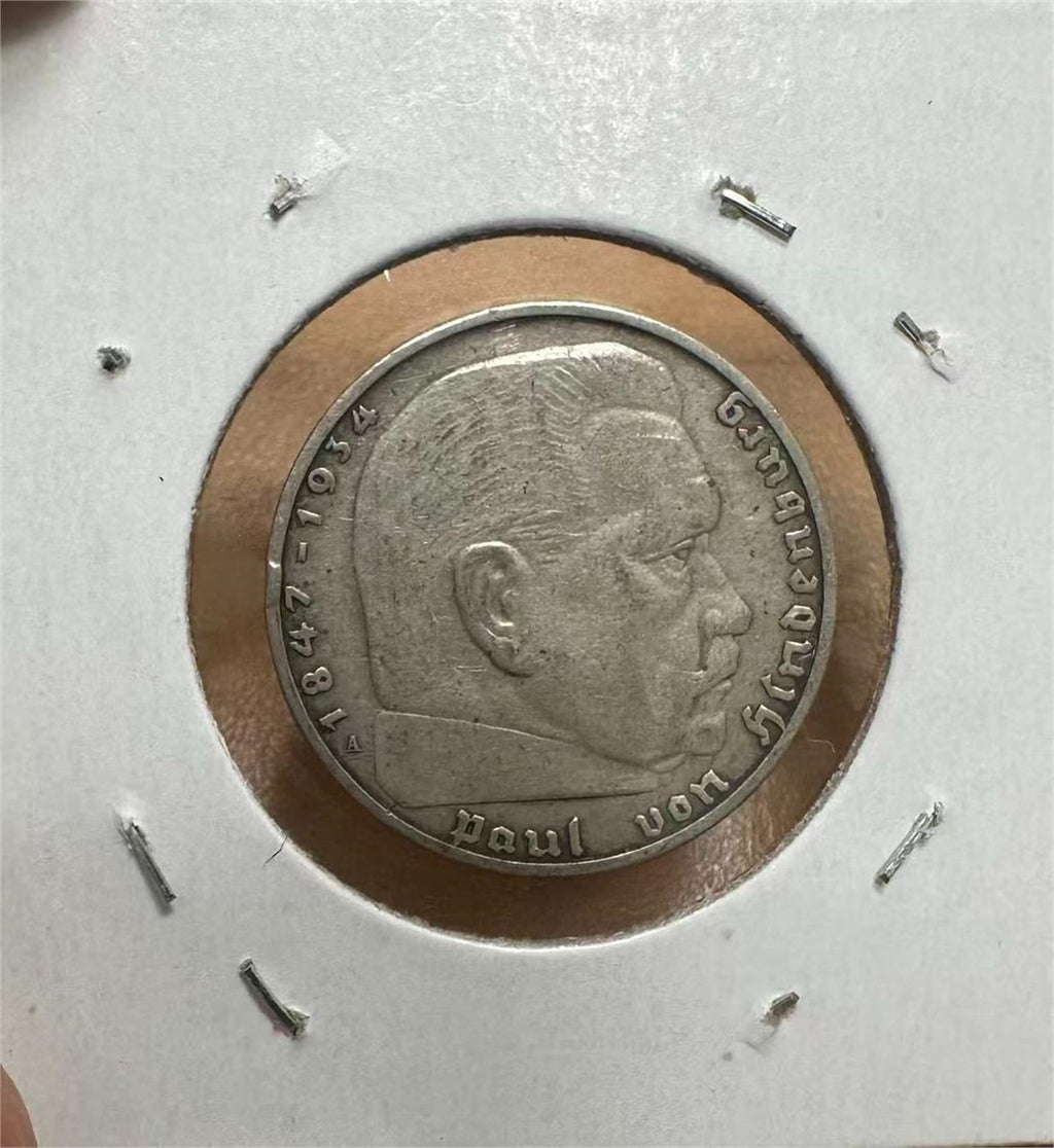 GERMANY 1939 A Mint Third Reich Nazi Silver 2 MARK XF
