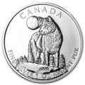 2011 Canada $5 Timber Wolf 1 Oz .9999 Pure Silver Coin