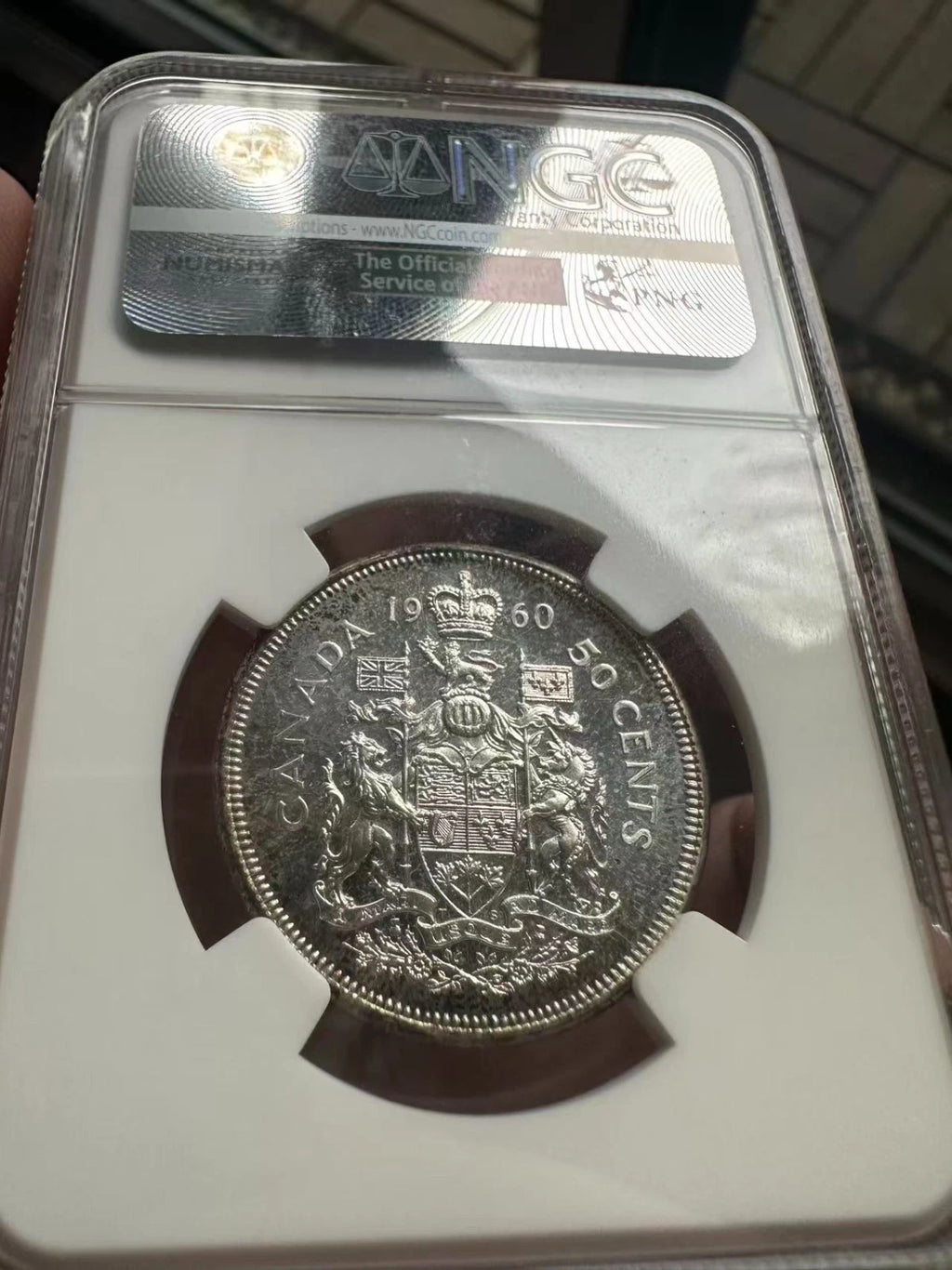Canada 1960 Silver 50 Cents/ Half Dollar NGC PL 65 Cameo